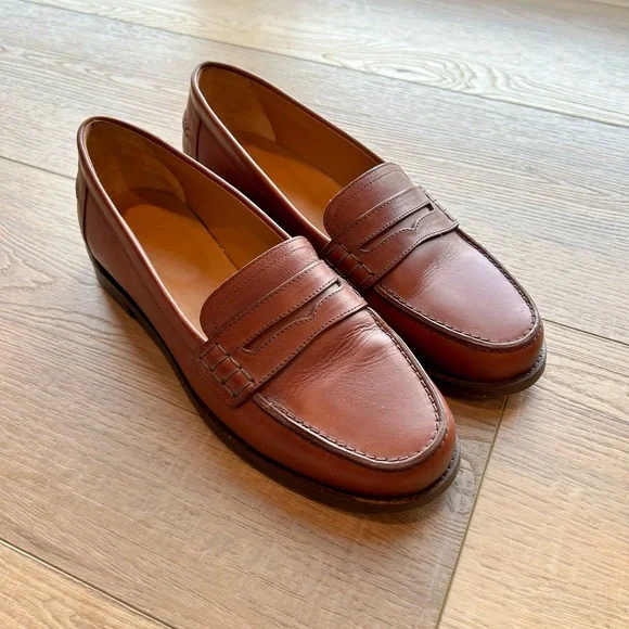 Sezane André Loafers Natural Heritage Leather - Size 8 - Picture 3 of 9